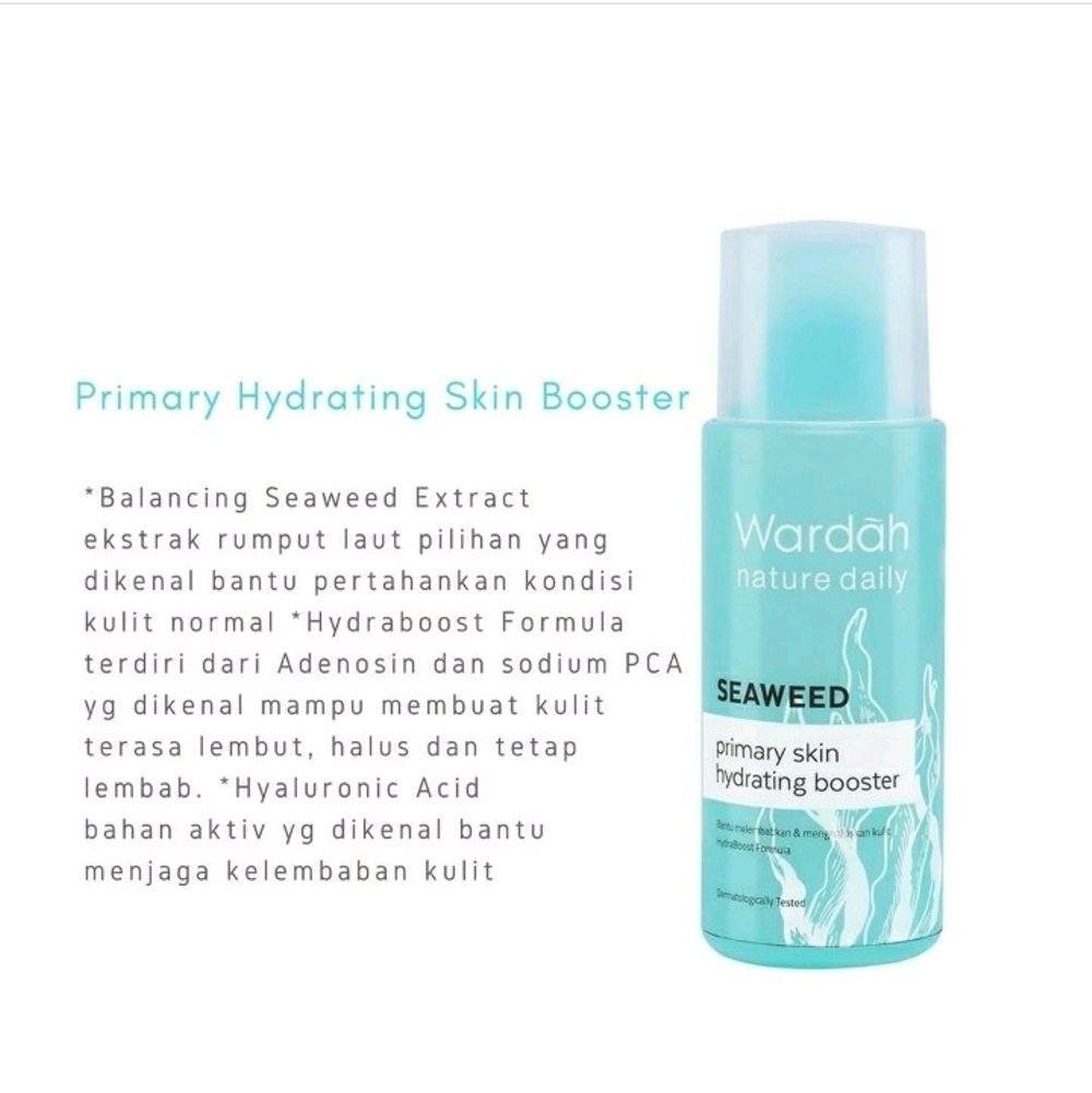 Wardah Facial Toner Seaweed Boost 100ml